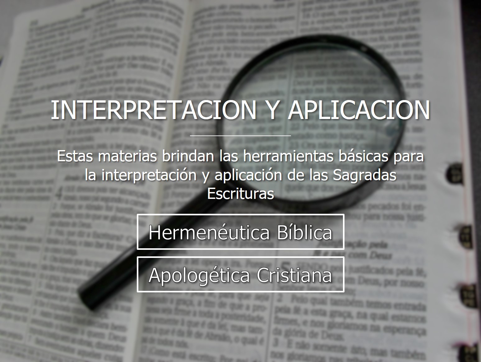 INTERPRETACION Y APLICACION